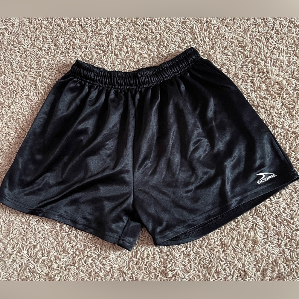 Score Unisex Soccer Athletic Shorts Adult Small AS Black